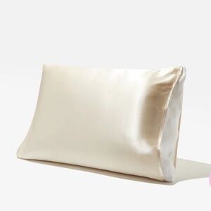 Golden Tan Satin Pillow Sleeve